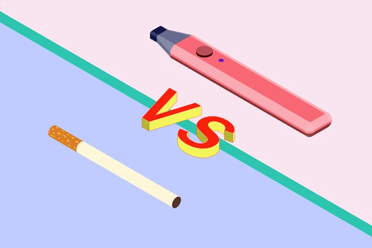 Reseach findings: Vapes contain significantly lower levels of toxicants than combustible cigarettes