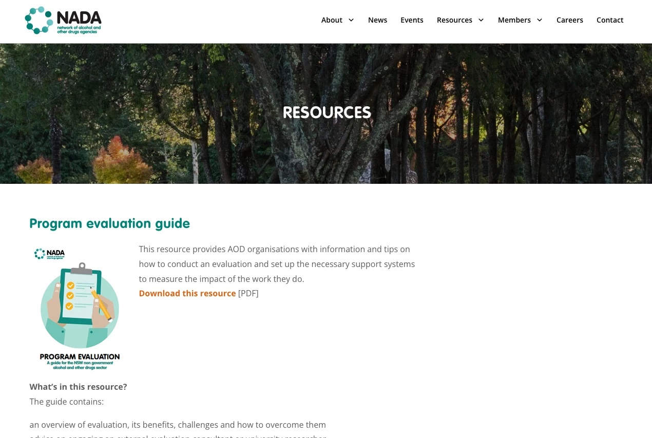 Program evaluation guide