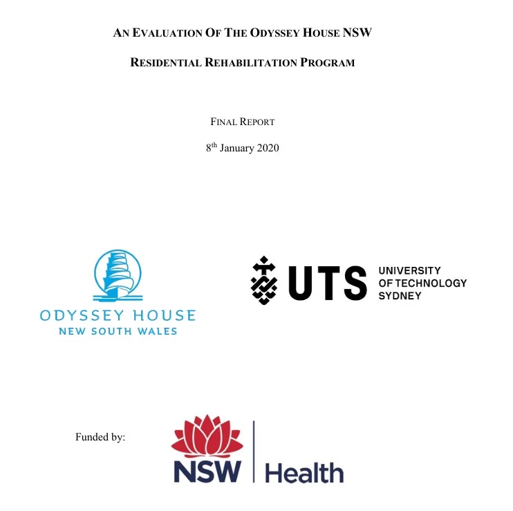 An Evaluation of the Odyssey House NSW Residential Rehabilitation Program - Final Report (2020)